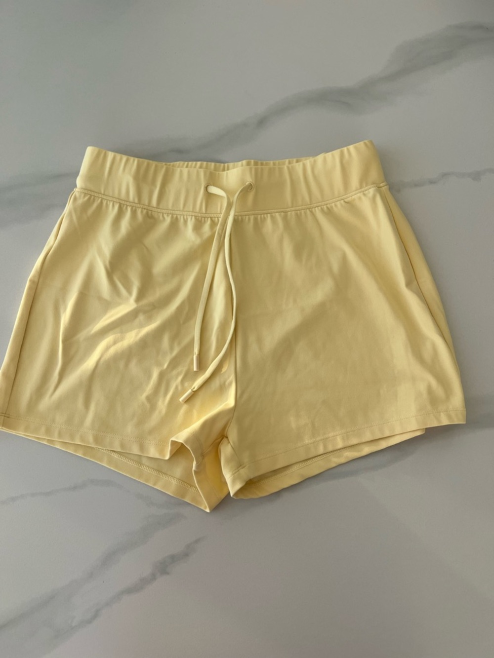 Butter Yellow Loose Shorts